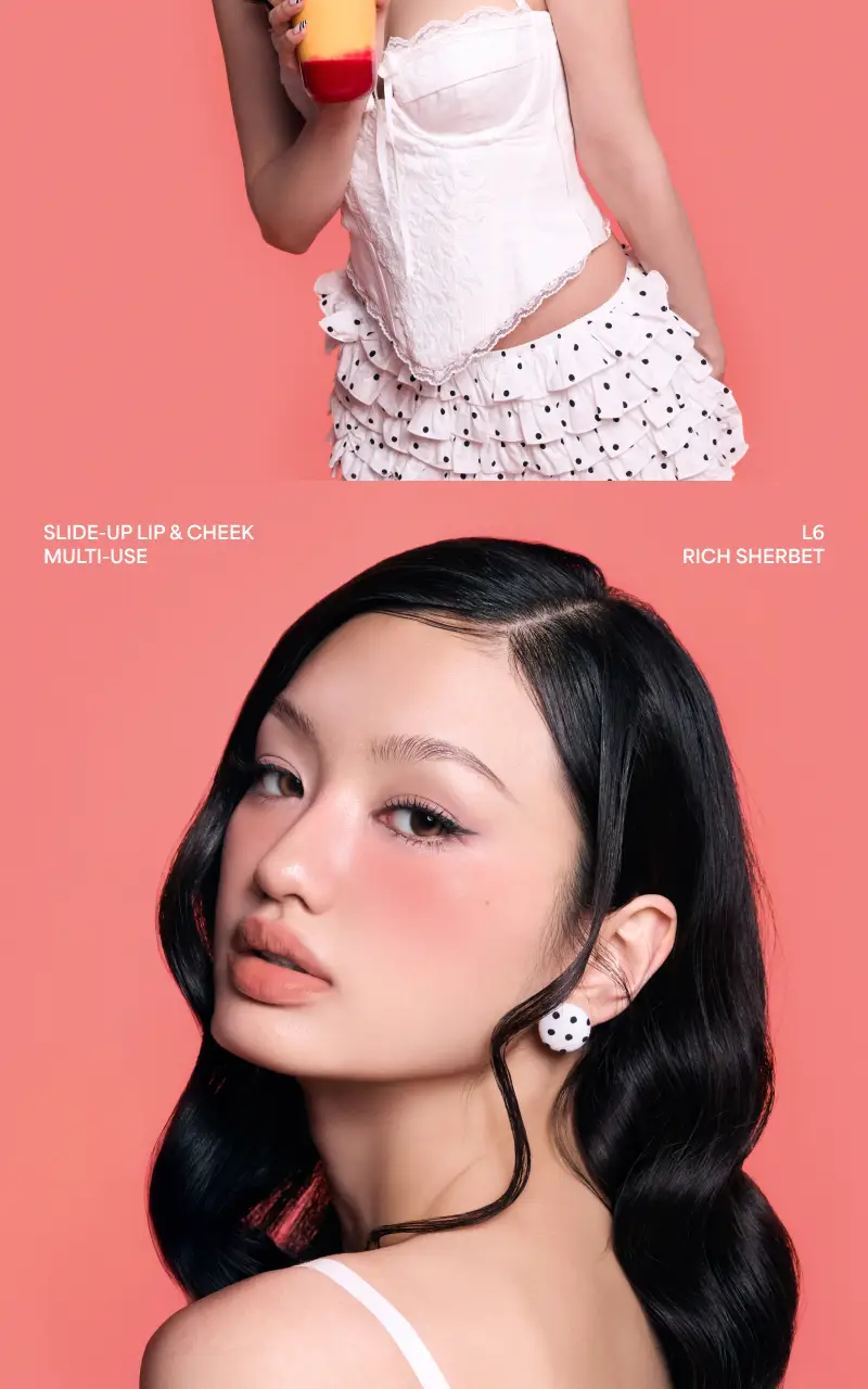 [NEW/올영단독/미니SIZE] 엔트로피 슬라이드 업 립 앤 치크 스무디 에디션 6colors 상세페이지 20